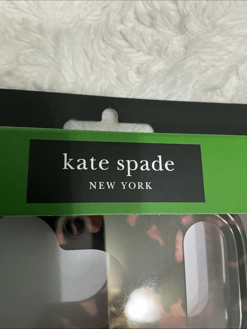 kate spade New York Tortoiseshell Pattern Phone Case - Black & Brown